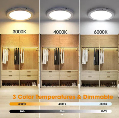 💥Grote Uitverkoop - 50% Korting💡 Oplaadbare Bewegingssensor Plafondlamp met Afstandsbediening - Magnetische Draadloze Plafondlamp op Batterij