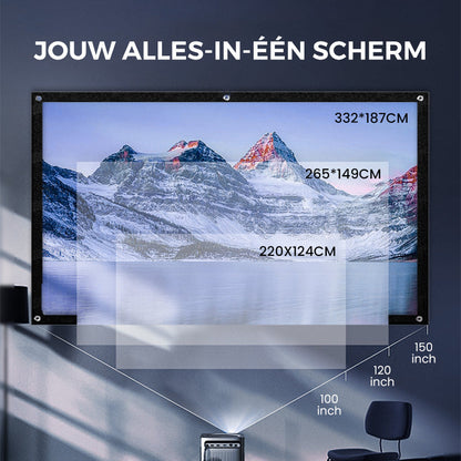 🌌50% KORTING📱Alsof je een draagbaar zwart gat in je handen hebt! Dit 4K-lichtscherm slikt alle zonnestralen op en tovert je tuin om in een pikdonkere bioscoop. Zelfs midden op de dag zie je élk detail!