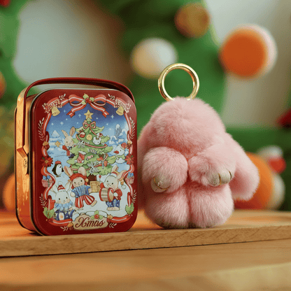 🐰 NU 60% KORTING! 🏆 Handgemaakte zachte konijnenpomponbedeltjes – Schattig ontwerp, hoogwaardig garen & perfect voor tassen/sleutels 🎀
