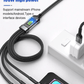 ⚡Flash-aanbieding voor een beperkte tijd🔋100W supersnel opladen, transparante 3-in-1-datakabel