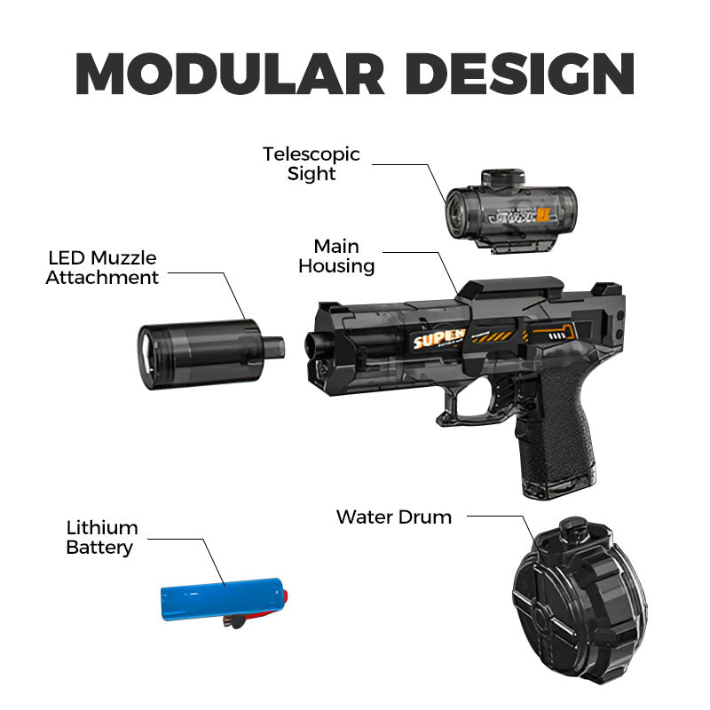 🌊ZOMERUITVERKOOP - 60% KORTING🔫💦Fast Mode Ice Explosion Pistol Waterpistool