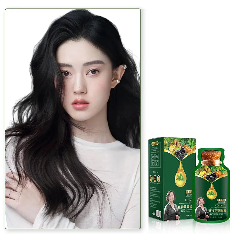 📢📢 60% KORTING🔥 Plantaardige haarkleurstof – Shampoo, bedekt grijze haren & zonder chemische geur