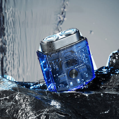 🔥Transparante Mini Elektrische Scheerapparaat met Lage Geluidniveau🔥