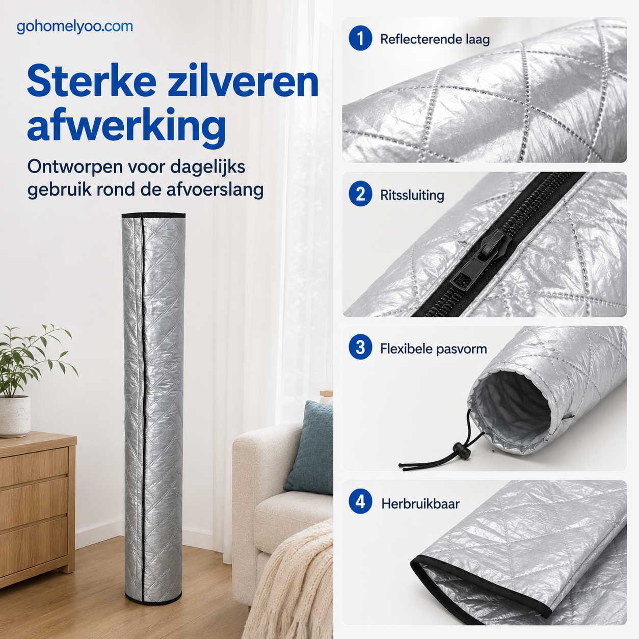 ❄️ 50% KORTING – Airco Isolatiehoes – Houd Je Kamer Koeler & Bespaar Energie 🌬️