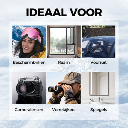 💥LAATSTE DAG VRIJ❄️ Micromoleculaire gecoate anti-condensdoekjes — Houd uw voorruit helder en condensvrij 🧽✨