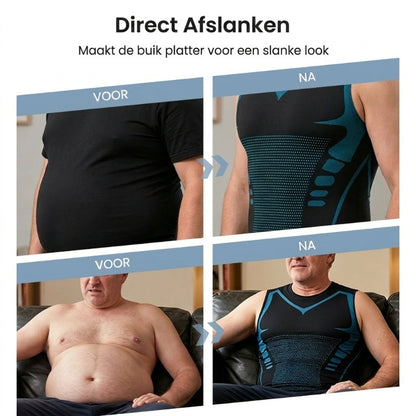 🔥 NU 50% KORTING! 💪 Ionic Shaping-vest – Compressie & verkoeling – Lichaamscontouren & mouwloos – Onzichtbaar onder kleding 🕶️