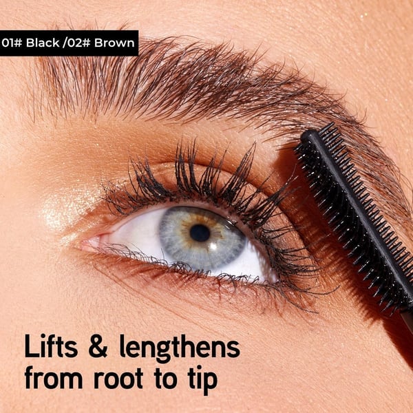 💄KOOP 1 KRIJG 1 GRATIS! ✨ Waterbestendige, flexibele mascara – Langhoudend, klontvrij en zorgt voor een natuurlijk volume voor een fantastische blik 👁️