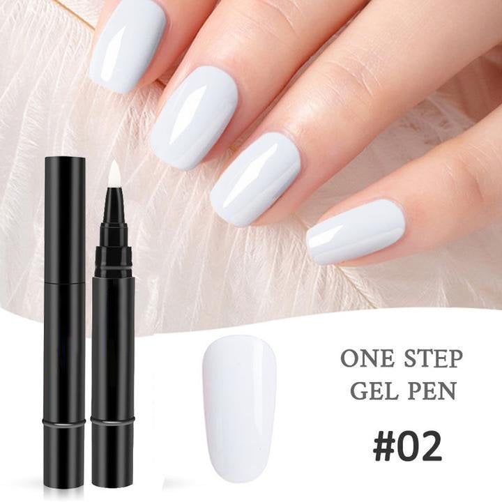 💅 KOOP 1, KRIJG 1 GRATIS! ✨ One Step Nail Gel Pen – Inclusief gratis mini UV-nagellamp – Geen basis- of topcoat nodig – perfect voor doe-het-zelf manicures onderweg 🎨💡✨