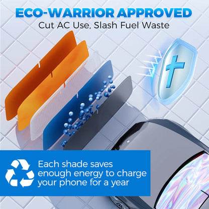 ❄️55% korting🌈Universele opvouwbare zonnekap voor de voorruit