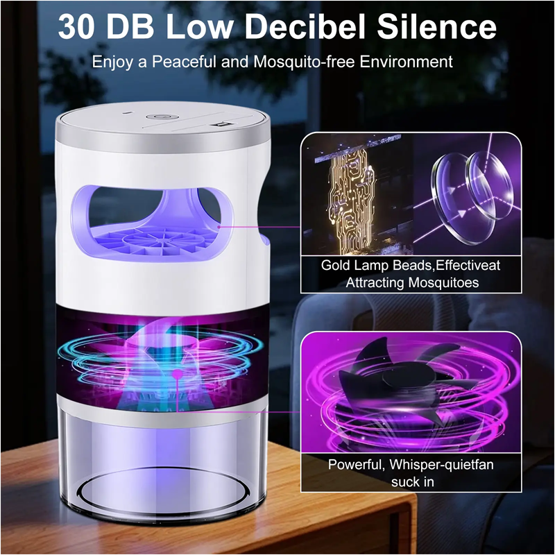 💐 50% KORTING! LED-insectenverdelger voor binnenshuis – Stil en veilig voor in de slaapkamer 🛏️🔇【Beperkte voorraad】