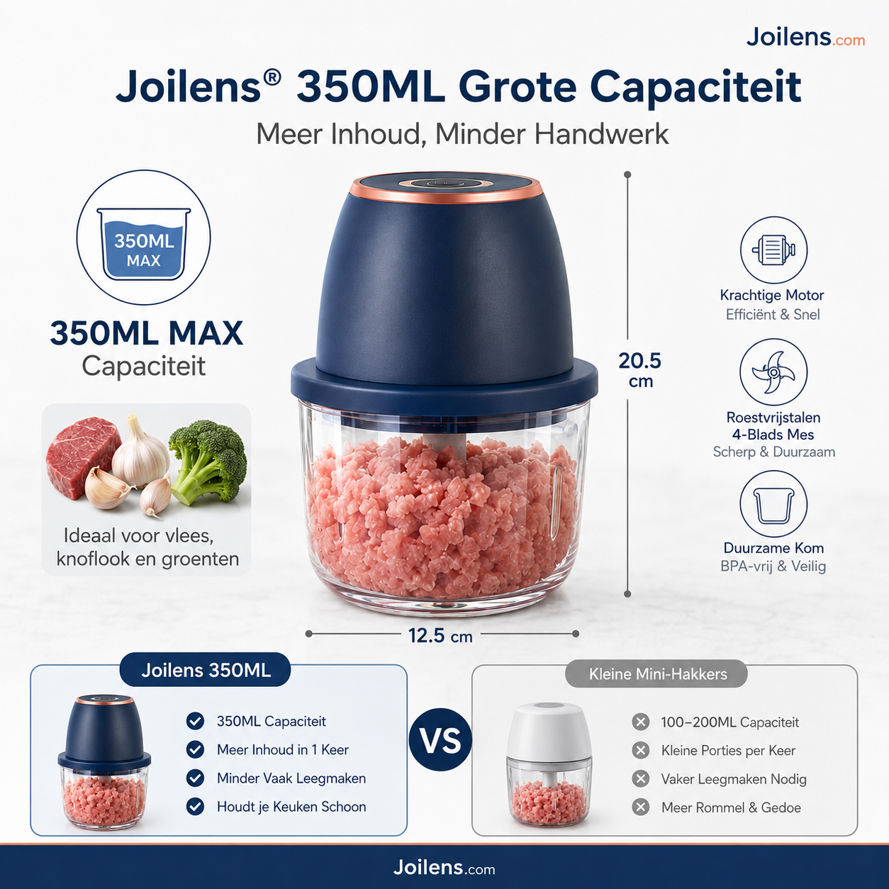 🎁NIEUWE AANWINSTEN – 50% KORTING💥 Krachtige elektrische keukenmachine met grote capaciteit | voedselveilige materialen, draagbaar, snoerloos