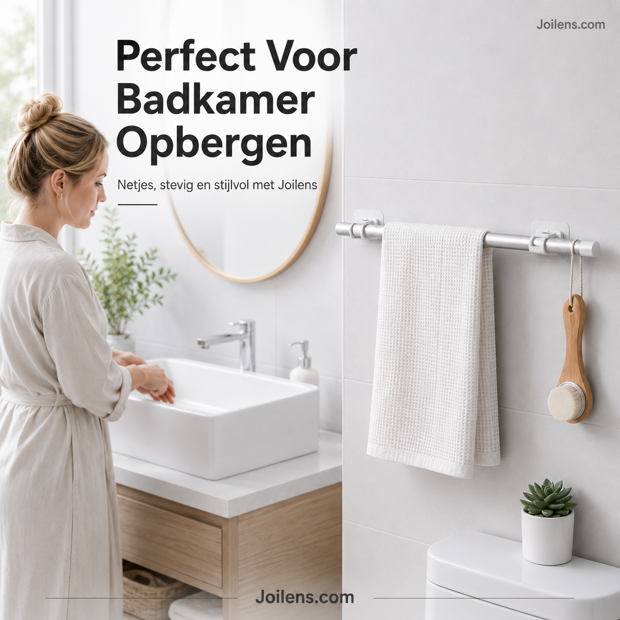 🧷 Spijkerloze gordijnroedehouders | Sterke kleefkracht, draagvermogen tot 2 kg · Boren of spijkers zijn niet nodig, beschadigt de muren niet · Waterdicht en roestbestendig · Geschikt voor diverse materialen