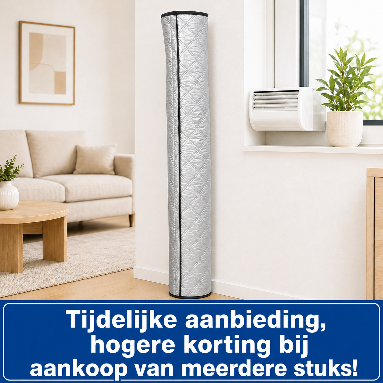 ❄️ 50% KORTING – Airco Isolatiehoes – Houd Je Kamer Koeler & Bespaar Energie 🌬️
