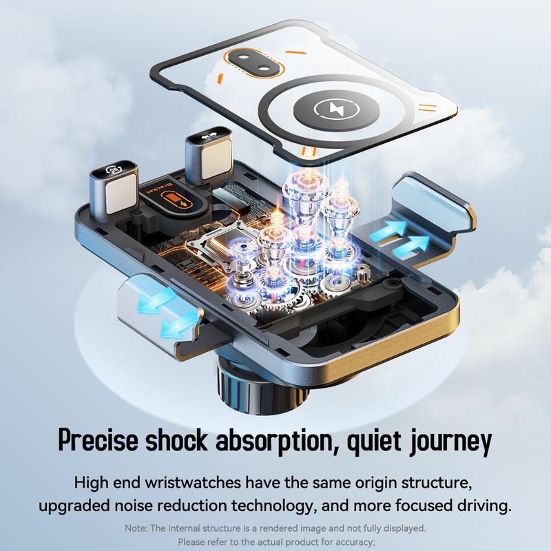 🚗 NU 60% KORTING! 📱 2-in-1 autotelefoonhouder & draadloze oplader – 360° draaibaar, stevige grip & snel opladen 🔋