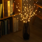 Pousbo® LED Weidenzweig Lichter Batteriebetriebenes Zweiglicht