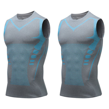 🔥 NU 50% KORTING! 💪 Ionic Shaping-vest – Compressie & verkoeling – Lichaamscontouren & mouwloos – Onzichtbaar onder kleding 🕶️