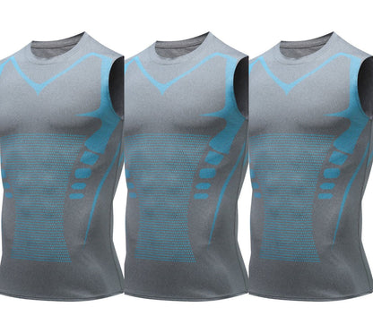 🔥 NU 50% KORTING! 💪 Ionic Shaping-vest – Compressie & verkoeling – Lichaamscontouren & mouwloos – Onzichtbaar onder kleding 🕶️