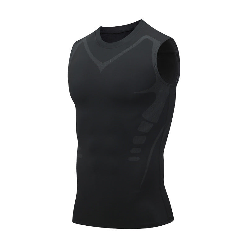 🔥 NU 50% KORTING! 💪 Ionic Shaping-vest – Compressie & verkoeling – Lichaamscontouren & mouwloos – Onzichtbaar onder kleding 🕶️