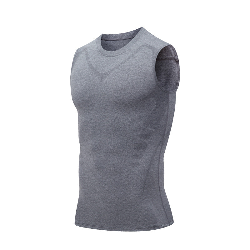 🔥 NU 50% KORTING! 💪 Ionic Shaping-vest – Compressie & verkoeling – Lichaamscontouren & mouwloos – Onzichtbaar onder kleding 🕶️