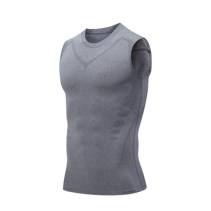 🔥 NU 50% KORTING! 💪 Ionic Shaping-vest – Compressie & verkoeling – Lichaamscontouren & mouwloos – Onzichtbaar onder kleding 🕶️