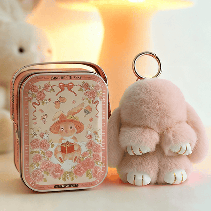 🐰 NU 60% KORTING! 🏆 Handgemaakte zachte konijnenpomponbedeltjes – Schattig ontwerp, hoogwaardig garen & perfect voor tassen/sleutels 🎀