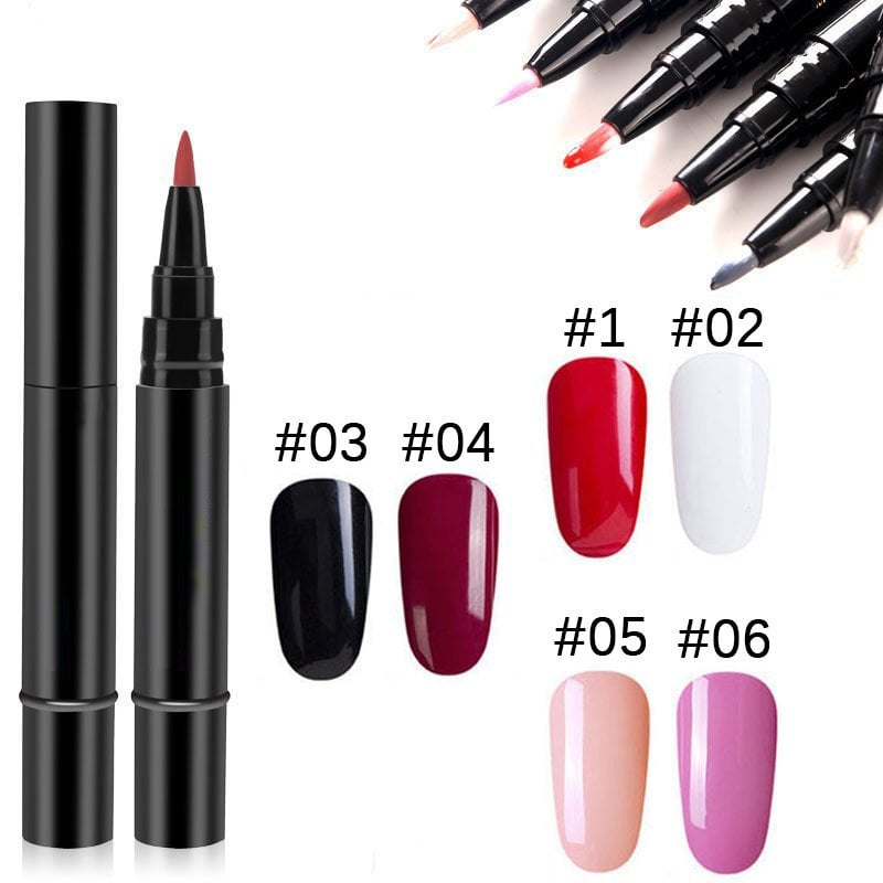 💅 KOOP 1, KRIJG 1 GRATIS! ✨ One Step Nail Gel Pen – Inclusief gratis mini UV-nagellamp – Geen basis- of topcoat nodig – perfect voor doe-het-zelf manicures onderweg 🎨💡✨