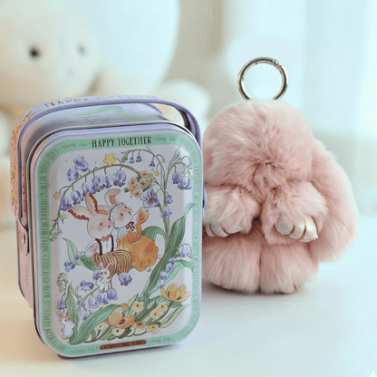 🐰 NU 60% KORTING! 🏆 Handgemaakte zachte konijnenpomponbedeltjes – Schattig ontwerp, hoogwaardig garen & perfect voor tassen/sleutels 🎀
