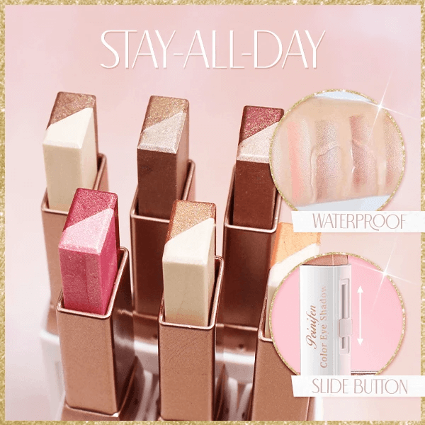 🎉 60% KORTING! ✨ SET VAN 6 TWEEKLEURIGE OOGSCHADUWSTICKS – GLITTER GRADIENT OOGSCHADUWSTICK