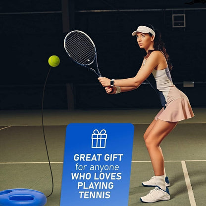 🎾 Draagbare tennis-trainingshouder | Met zand of water te vullen voet voor stabiliteit · Met draagkoord · Lichtgewicht en gemakkelijk mee te nemen | Voor persoonlijke training · In het park · Voor ouder-kind-activiteiten