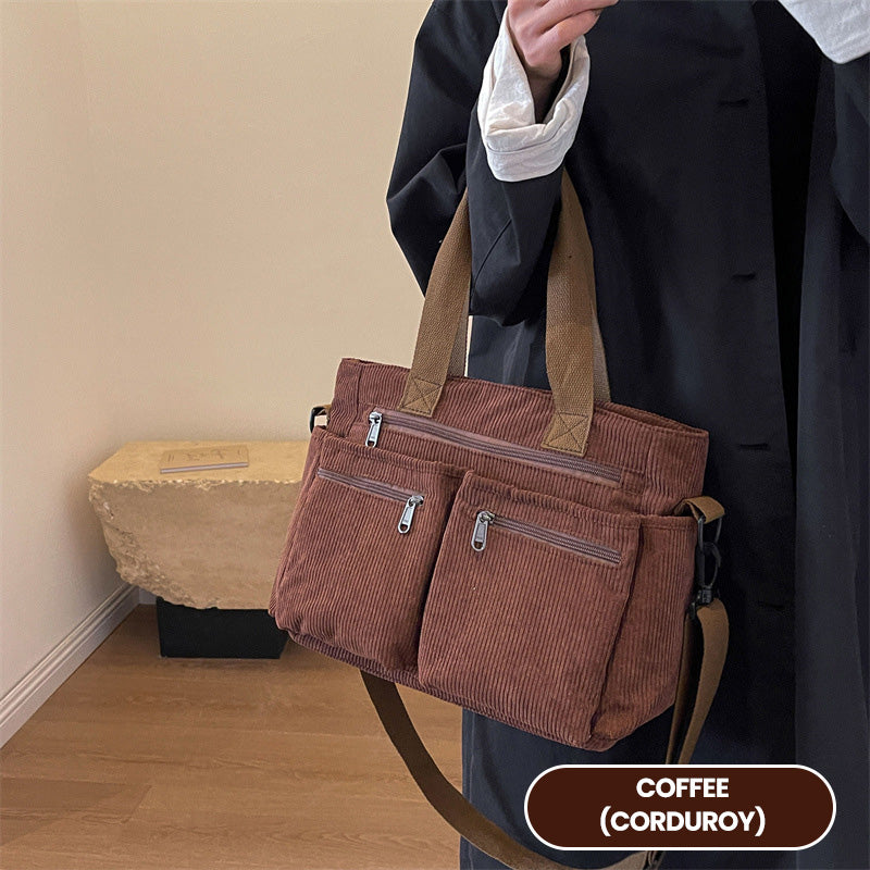 🔈🔈 60% KORTING!  👜Vintage effen schoudertas🎁