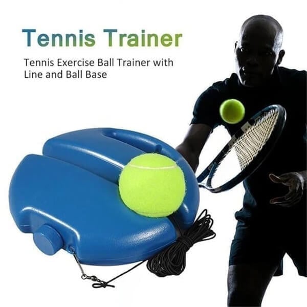 🎾 Draagbare tennis-trainingshouder | Met zand of water te vullen voet voor stabiliteit · Met draagkoord · Lichtgewicht en gemakkelijk mee te nemen | Voor persoonlijke training · In het park · Voor ouder-kind-activiteiten