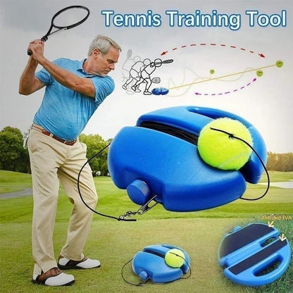 🎾 Draagbare tennis-trainingshouder | Met zand of water te vullen voet voor stabiliteit · Met draagkoord · Lichtgewicht en gemakkelijk mee te nemen | Voor persoonlijke training · In het park · Voor ouder-kind-activiteiten