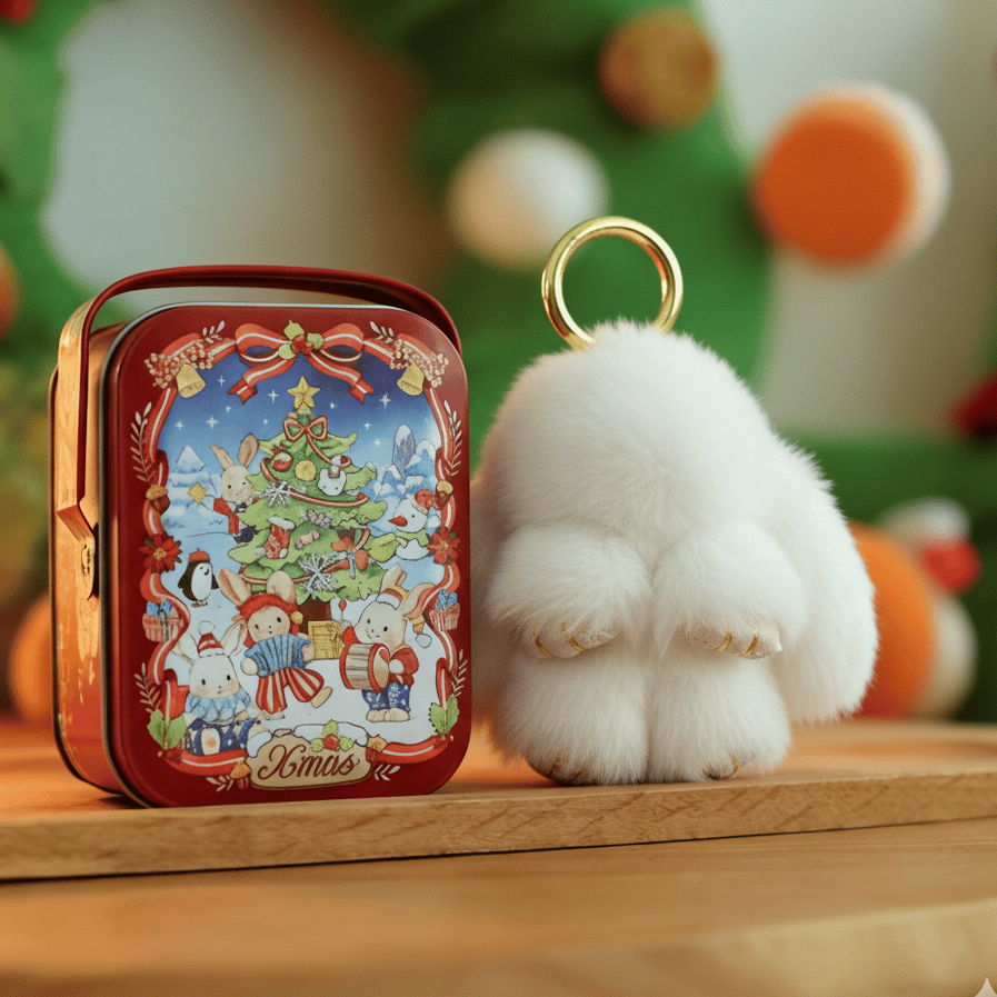 🐰 NU 60% KORTING! 🏆 Handgemaakte zachte konijnenpomponbedeltjes – Schattig ontwerp, hoogwaardig garen & perfect voor tassen/sleutels 🎀