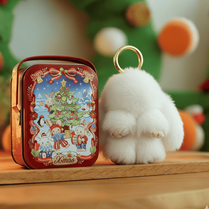 🐰 NU 60% KORTING! 🏆 Handgemaakte zachte konijnenpomponbedeltjes – Schattig ontwerp, hoogwaardig garen & perfect voor tassen/sleutels 🎀