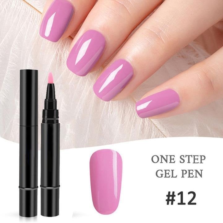 💅 KOOP 1, KRIJG 1 GRATIS! ✨ One Step Nail Gel Pen – Inclusief gratis mini UV-nagellamp – Geen basis- of topcoat nodig – perfect voor doe-het-zelf manicures onderweg 🎨💡✨