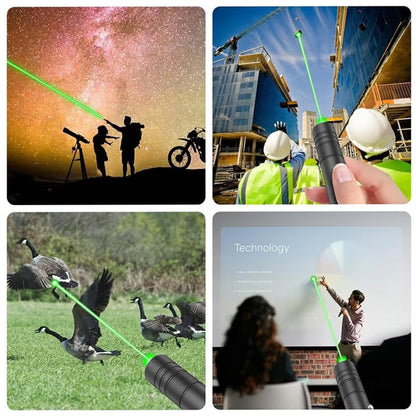 🔈🔈 60% KORTING🔥USB oplaadbare laserzaklamp met hoog vermogen