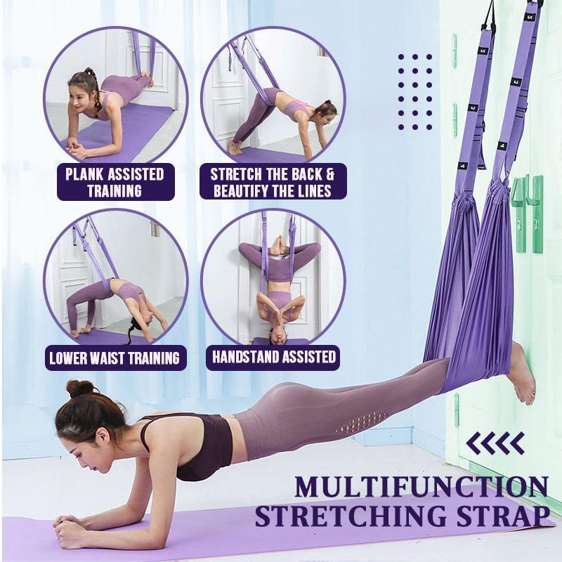🔈🔈60% KORTING🔥 Verbeterde yoga-stretchband 🧘‍♀️✨ Professionele ondersteunende apparatuur
