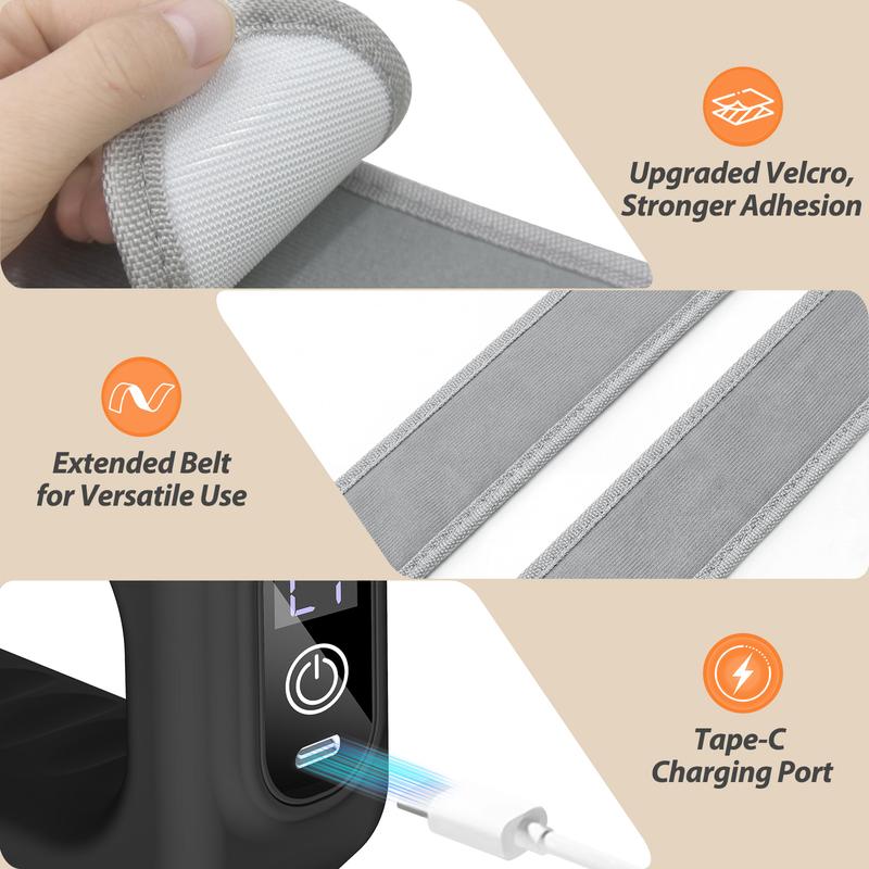 💆 3-in-1 fascia-massageapparaat | · Diepe verlichting door hoogfrequente trillingen · Lange batterijduur · Snel opladen via Type-C | Massage voor thuis en onderweg
