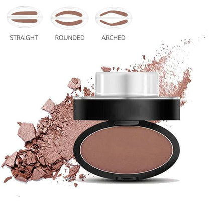 🔥 1+1 GRATIS 💖 50K+ Verkocht | Wenkbrauw Stempel Poeder Kit – Natuurlijke, Symmetrische Wenkbrauwen in Eén Druk | Waterproof tot 24U ✨