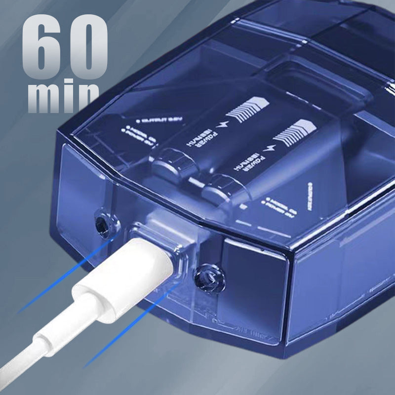 🔥Transparante Mini Elektrische Scheerapparaat met Lage Geluidniveau🔥