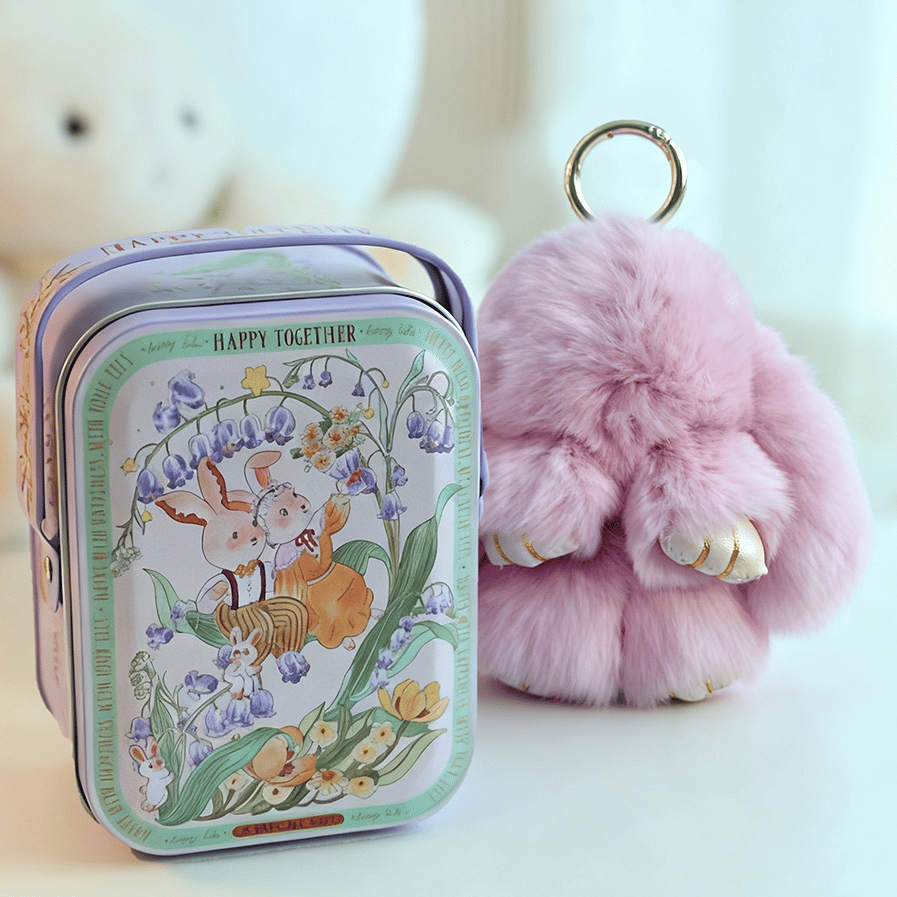 🐰 NU 60% KORTING! 🏆 Handgemaakte zachte konijnenpomponbedeltjes – Schattig ontwerp, hoogwaardig garen & perfect voor tassen/sleutels 🎀