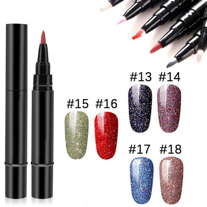 💅 KOOP 1, KRIJG 1 GRATIS! ✨ One Step Nail Gel Pen – Inclusief gratis mini UV-nagellamp – Geen basis- of topcoat nodig – perfect voor doe-het-zelf manicures onderweg 🎨💡✨