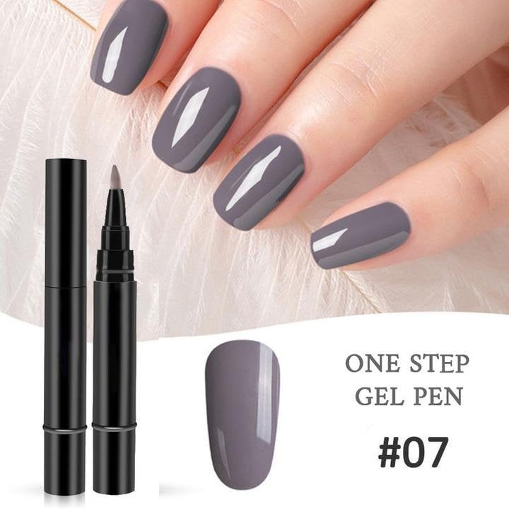 💅 KOOP 1, KRIJG 1 GRATIS! ✨ One Step Nail Gel Pen – Inclusief gratis mini UV-nagellamp – Geen basis- of topcoat nodig – perfect voor doe-het-zelf manicures onderweg 🎨💡✨