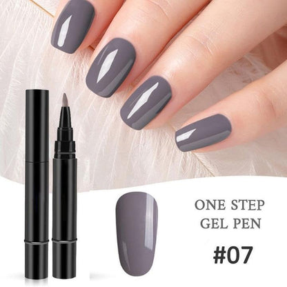 💅 KOOP 1, KRIJG 1 GRATIS! ✨ One Step Nail Gel Pen – Inclusief gratis mini UV-nagellamp – Geen basis- of topcoat nodig – perfect voor doe-het-zelf manicures onderweg 🎨💡✨