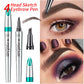 🌸3D waterdichte microblading wenkbrauwpotlood met 4 vorkpunten en tatoeagepen (🔥koop 1, krijg 1 gratis)