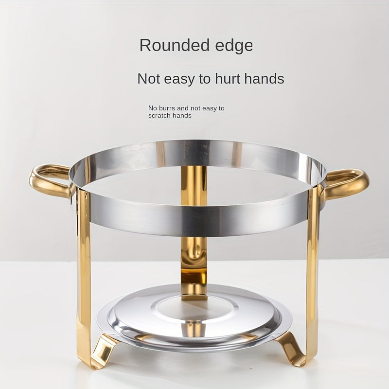 🔥 NU 60% KORTING! 🎄 Buffetset van roestvrij staal met chafing dish - Gelijkmatige hitte en duurzaam, perfect voor feestdagen en feestjes ✨