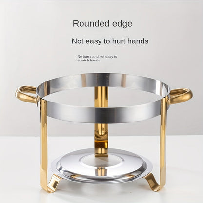 🔥 NU 60% KORTING! 🎄 Buffetset van roestvrij staal met chafing dish - Gelijkmatige hitte en duurzaam, perfect voor feestdagen en feestjes ✨