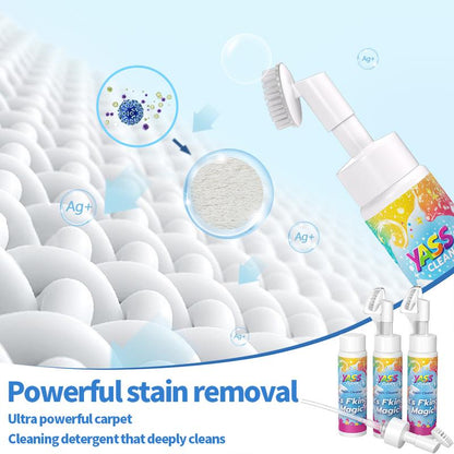 ⏳LAATSTE DAG – KOOP 2, KRIJG 1 GRATIS!!💖Yass Clean Magic schuimreiniger voor tapijten en meubelbekleding – verwijdert vlekken en geurtjes van huisdieren, inclusief reinigingsborstel🧼🪄