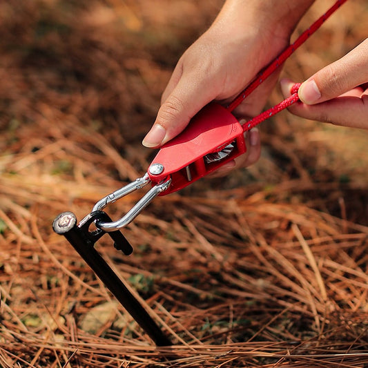 🔥55% korting🪢Bärbar Justerbar Fix Tält Hög styrka Snabb koelkast Remskiva Camping Rope 🌳 (4 stuks / set)