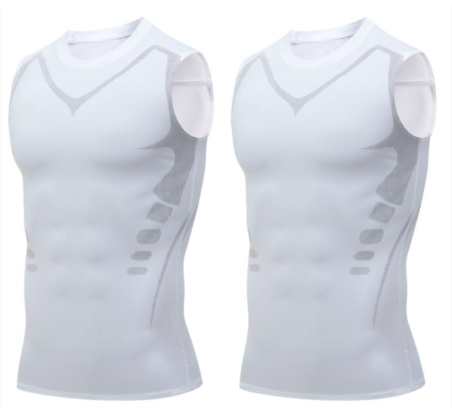 🔥 NU 50% KORTING! 💪 Ionic Shaping-vest – Compressie & verkoeling – Lichaamscontouren & mouwloos – Onzichtbaar onder kleding 🕶️